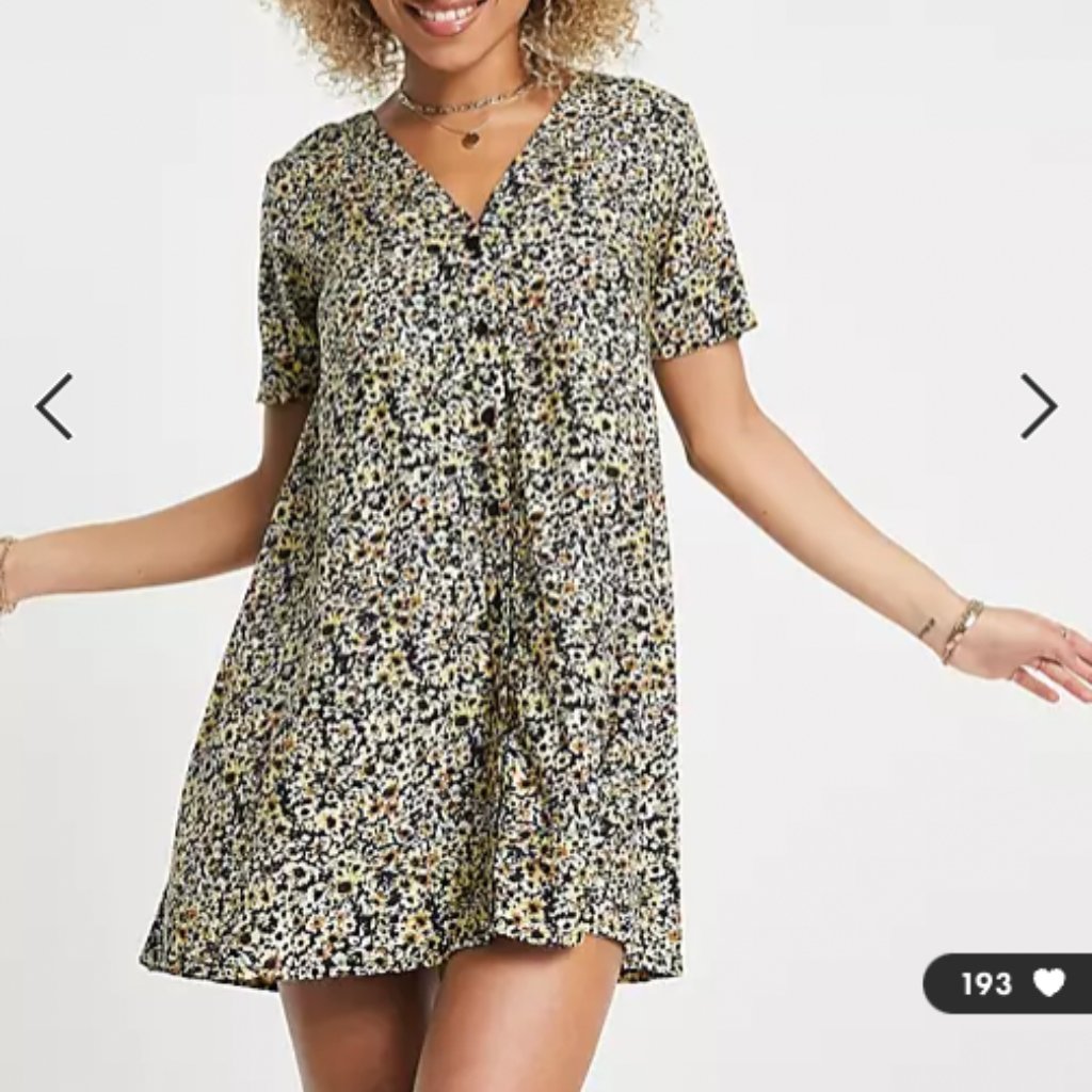 New Wot Asos 90's Floral Dress